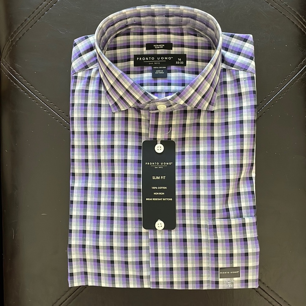 NWT Slim non-iron button down